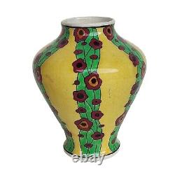 Charles Catteau Vase Boch Frères La Louviere Keramis Modèle Olga Art Nouveau