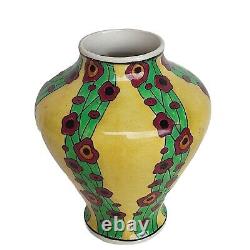 Charles Catteau Vase Boch Frères La Louviere Keramis Modèle Olga Art Nouveau