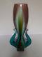 Clément Massier (attribué) Vase art nouveau Emaillage turquoise H. 26,7 cm