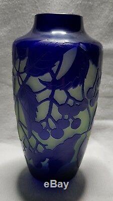 DARGENTAL Superbe vase de style Art nouveau