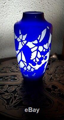 DARGENTAL Superbe vase de style Art nouveau