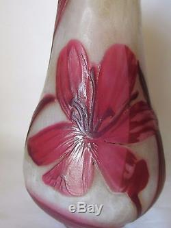 Daum Nancy Vase Jugendstil. Art Nouveau