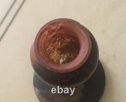 Daum Nancy Vase Pate De Verre Signé Gauthier Camille Foret 1900 Art Nouveau