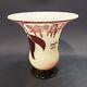 Delatte, Important Vase Art-nouveau à Décor De Fuchsia (H 23,5 Cm)