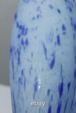 Delatte Nancy paire de grand vases en pate de verre Art Nouveau France XXème