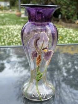 Deux Vases Émaillés Art Nouveau /art Déco Legras