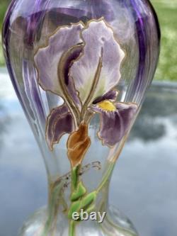 Deux Vases Émaillés Art Nouveau /art Déco Legras