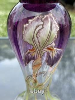 Deux Vases Émaillés Art Nouveau /art Déco Legras