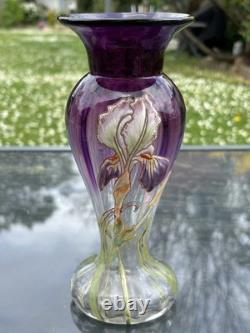 Deux Vases Émaillés Art Nouveau /art Déco Legras