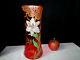 Enamelled Glass Vase Legras Emaillé Fleurs Toul Grenadine Japonisant Art Nouveau