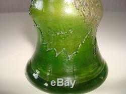 Emile Gallé. Vase Art nouveau. Décor aux ombelles, créé en 1903 par E. Gallé
