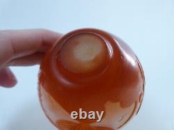 Emile gallé vase dégagé à l'acide avant 1904 art nouveau lotus no Daum