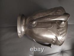 Étain ancien art nouveau authentique seau champagne Kayserzinn ca 1900