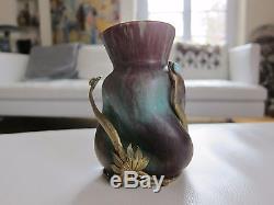 Exceptionnel vase Eugène BAUDIN Art Nouveau