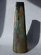 Fine Tall Clement Massier Iridescent Symbolist Poppies French Art Nouveau Vase