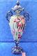Fabulous Art Nouveau Noritake Moriage Iris Bolted Vase & Cover # 2