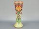 François Théodore Legras vase émaillé cornet fleur pivoine Art nouveau Printemps