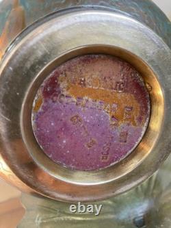 Frédéric Danton Argent Massif Minerve Vase Art Nouveau Irisé