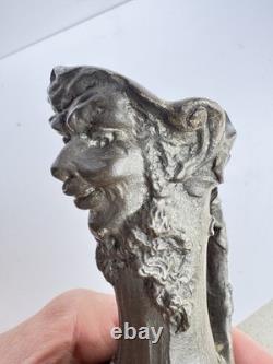 Friedrich GOLDSCHEIDER & Sylvain Kinsburger Art Nouveau Pichet signé Ancien