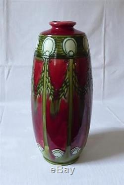 Good Sized Late 19th Early 20th C Minton Art Nouveau Secessionist Vase