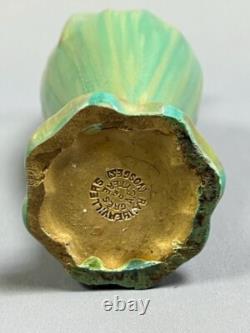 GRES de RAMBERVILLERS, (CERAMIQUE) VASE ART NOUVEAU par Albert SCHNEIDER (vert)