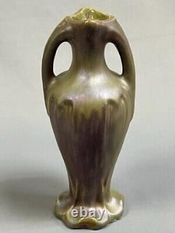 GRES de RAMBERVILLERS, (CERAMIQUE)VASE ART NOUVEAU par Albert SCHNEIDER (violet)