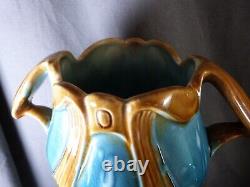 Garniture de cheminée Art Nouveau Faïence ORCHIES 3 vases OLD L'Herminé-Declercq