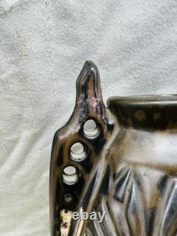 Gilbert Metenier Enamelled Vase Gres Flamme Emaille Art Nouveau Jugendstil