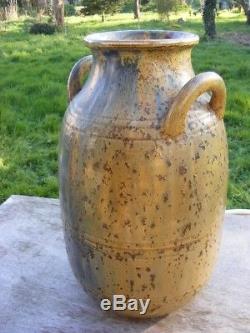 Glatigny atelier Alfred Le Chatelier important (10,2kg) vase grès - près Sèvres