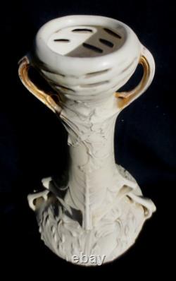 Grand Vase Art nouveau ROYAL DUX porcelaine Bohémia -1900