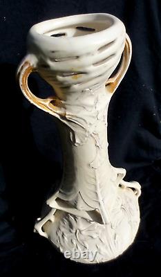 Grand Vase Art nouveau ROYAL DUX porcelaine Bohémia -1900