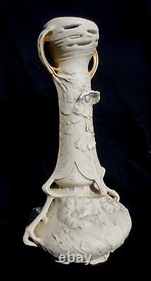 Grand Vase Art nouveau ROYAL DUX porcelaine Bohémia -1900