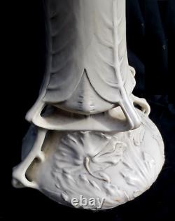 Grand Vase Art nouveau ROYAL DUX porcelaine Bohémia -1900