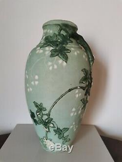 Grand Vase Céramique Art Nouveau Edmond Lachenal Fin XIX°