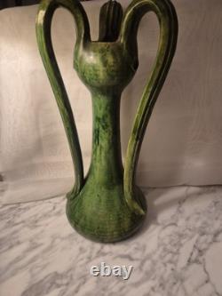 Grand Vase En Ceramique Art Nouveau