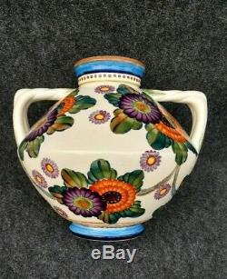 Grand Vase à anses Aluminia Faience royal of copenhagen denmark 1907 art nouveau
