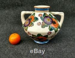 Grand Vase à anses Aluminia Faience royal of copenhagen denmark 1907 art nouveau
