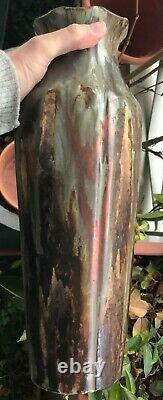 Grand vase Art Nouveau en Grés émaillé, à identifier 36cm Dalpayrat