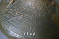 Grand vase Art Nouveau signé, daté 1900