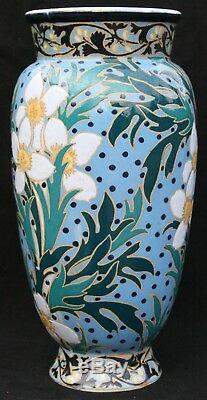 Grand vase ovoide BOCH-FRERES vernisé ART NOUVEAU 1925