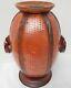 Gustave serrurier-Bovy. Vase ovoïde art-nouveau 1890. Cuivre, bois, zinc. H42cm