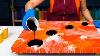 Hot Orange Base U0026 Black Yay Or Nay Extra Contrasting Acrylic Pouring Abstract Painting Fluid Art