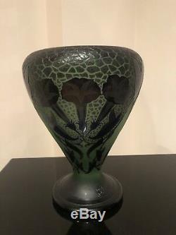 Important Vase Paul Nicolas Art Nouveau D Argental Période Emile Galle