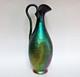 Jean Gaziello Vallauris vase buire art nouveau lustre métallique irisé Massier