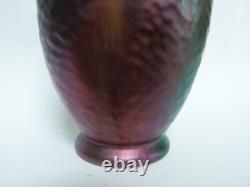 Jean Gaziello Vallauris vase buire art nouveau lustre métallique irisé Massier