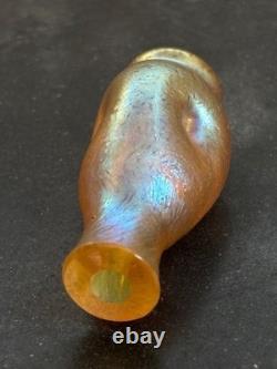 Johann LOETZ 1 Vase Miniature Irisé ou Tabatière. Art nouveau. Rare