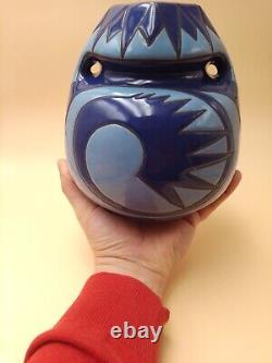Joli vase en grès Art Nouveau à décor géométrique signé MONTIÈRES Amiens