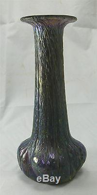 Joli vase en verre irisé, Loëtz, Kralik, Art Nouveau, Jugendstil