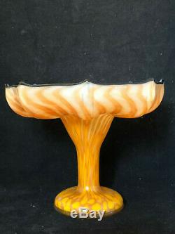 Jugendstil Vase en Verre Art Nouveau Vers 1900 Antique Glass