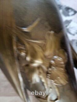 KANN Léon. ART-NOUVEAU. PAIRE DE VASES en BRONZE. DECOR de NARCISSES. FONTE de SIOT